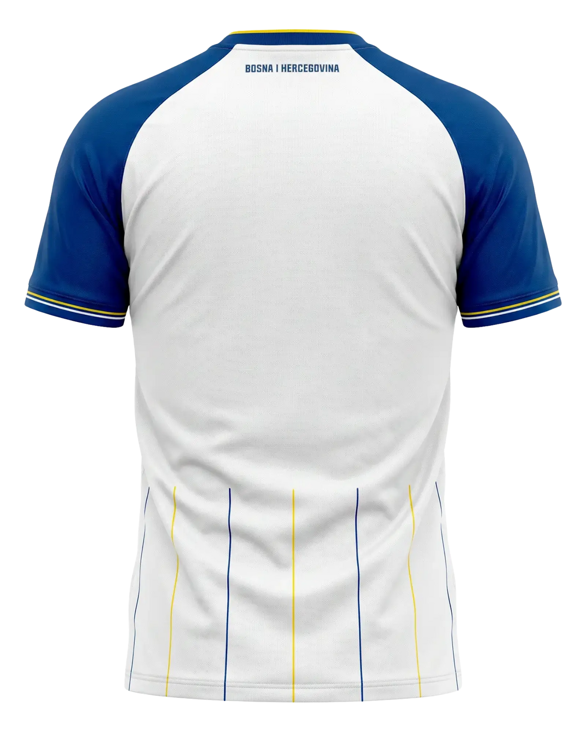 Bosnien KELME Auswärtstrikot WM 2026 Weiß – Rückenansicht freigestellt, Player Version