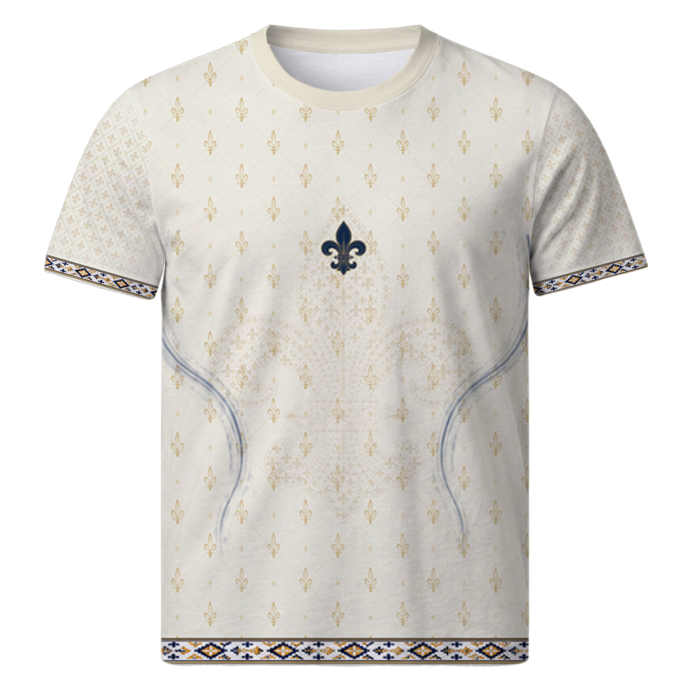 Bosnia White Concept Jersey – All-Over-Print helles Fandesign Vorderansicht
