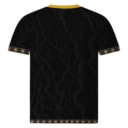 Bosnia Black Concept Jersey – Rückansicht, eigenständiges Fandesign kein Verbandstrikot