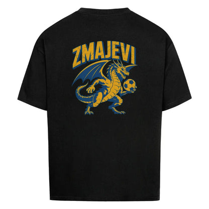 WM 2026 Oversized Shirt Schwarz Rückansicht – Premium 240 GSM Pokal Edition Fanshirt
