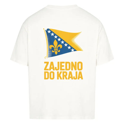 WM 2026 Oversized Premium Shirt Weiß Rückansicht – 240 GSM Fanshirt FIFA Weltmeisterschaft 2026