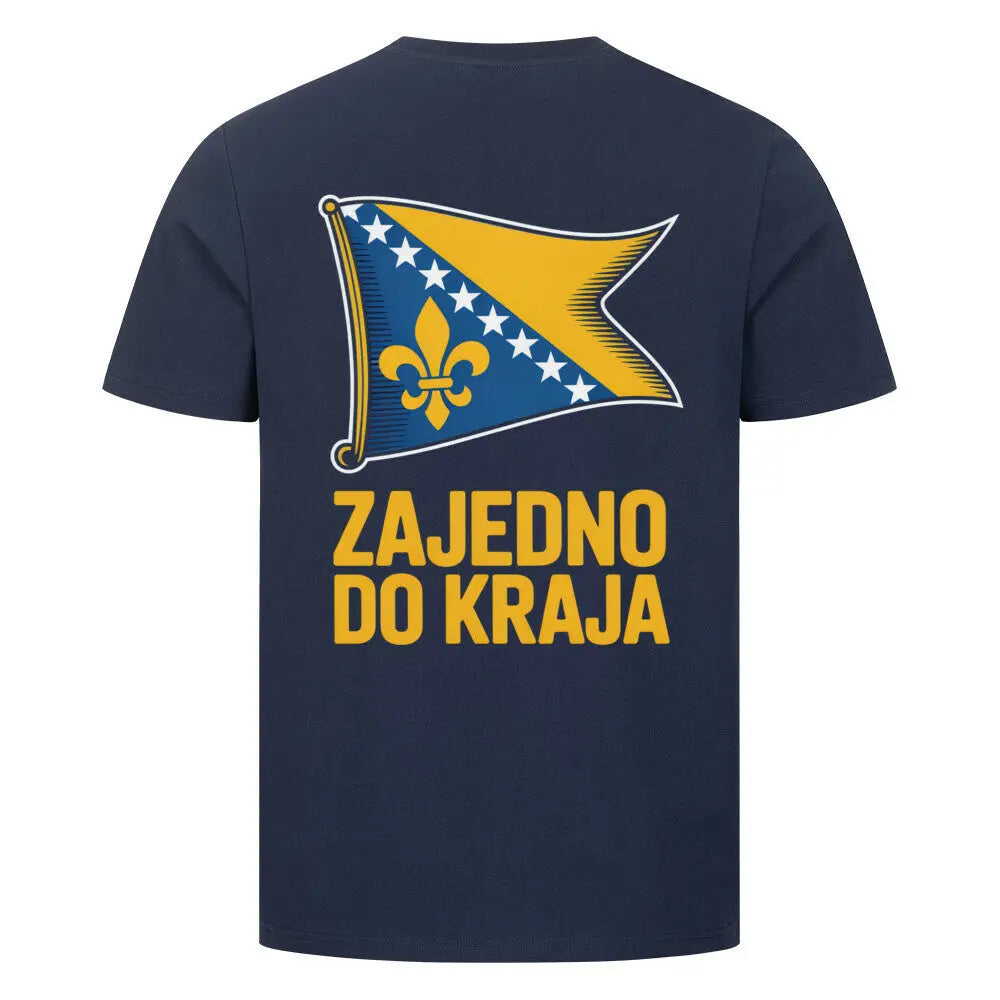 WM 2026 Fan Shirt French Navy Rückseite Multicolor Edition – Premium Baumwolle WM Fanshirt