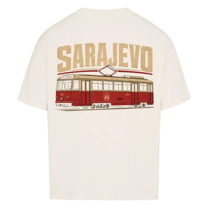 WM 2026 Oversized Natural Raw Shirt Rückansicht – Premium 240 GSM Fanshirt Weltmeisterschaft 2026