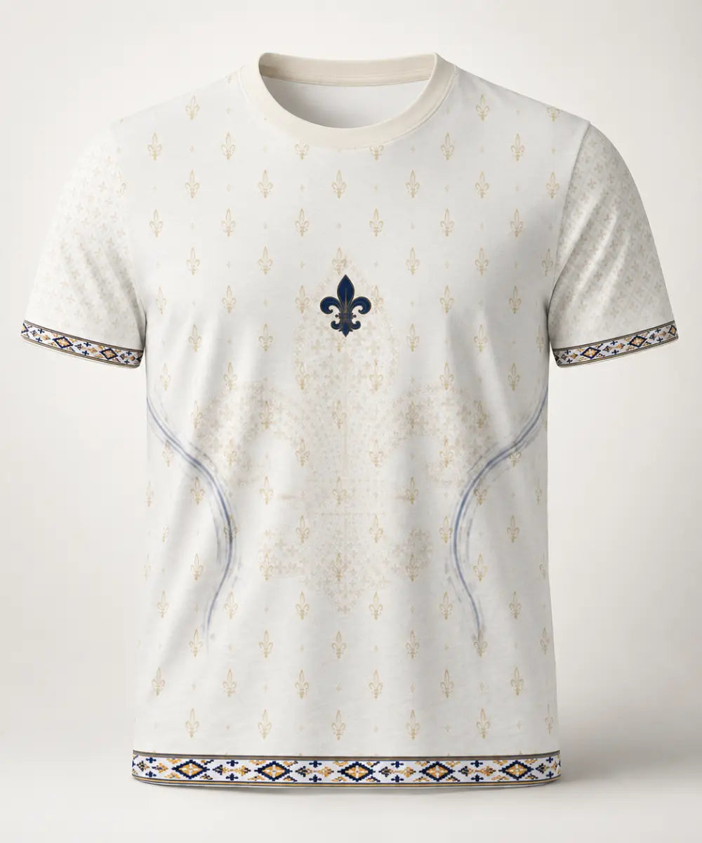 Bosnien Concept Trikot Weiß – Rückansicht, fan-inspiriertes Designtrikot Bosnien