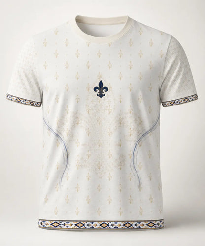 Bosnien Concept Trikot Weiß – Rückansicht, fan-inspiriertes Designtrikot Bosnien
