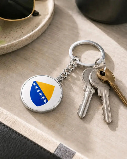 Schlüsselanhänger Bosnien & Herzegowina | BiH Nationalflagge 