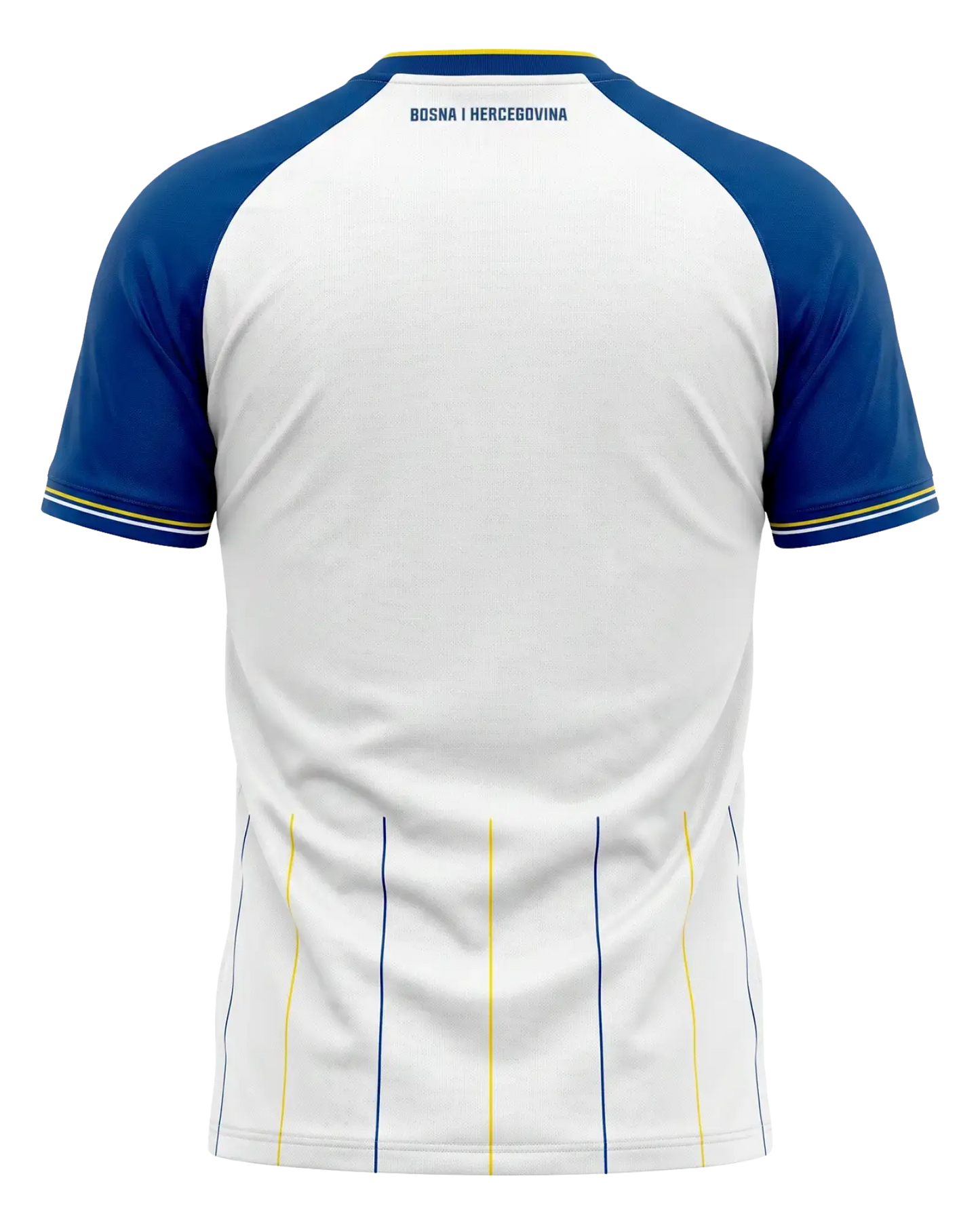 Bosnien KELME Auswärtstrikot WM 2026 Weiß – Rückenansicht freigestellt, Player Version