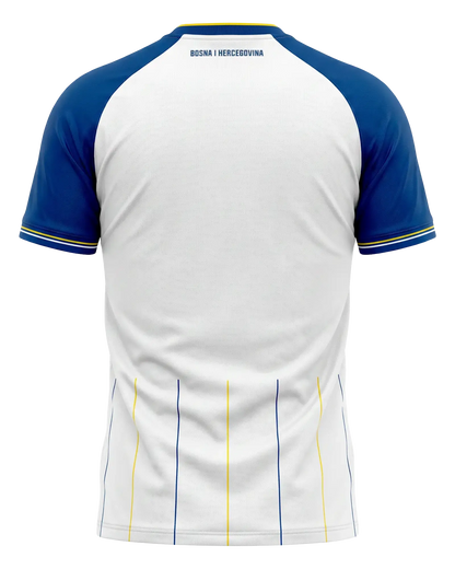 Bosnien KELME Auswärtstrikot WM 2026 Weiß – Rückenansicht freigestellt, Player Version