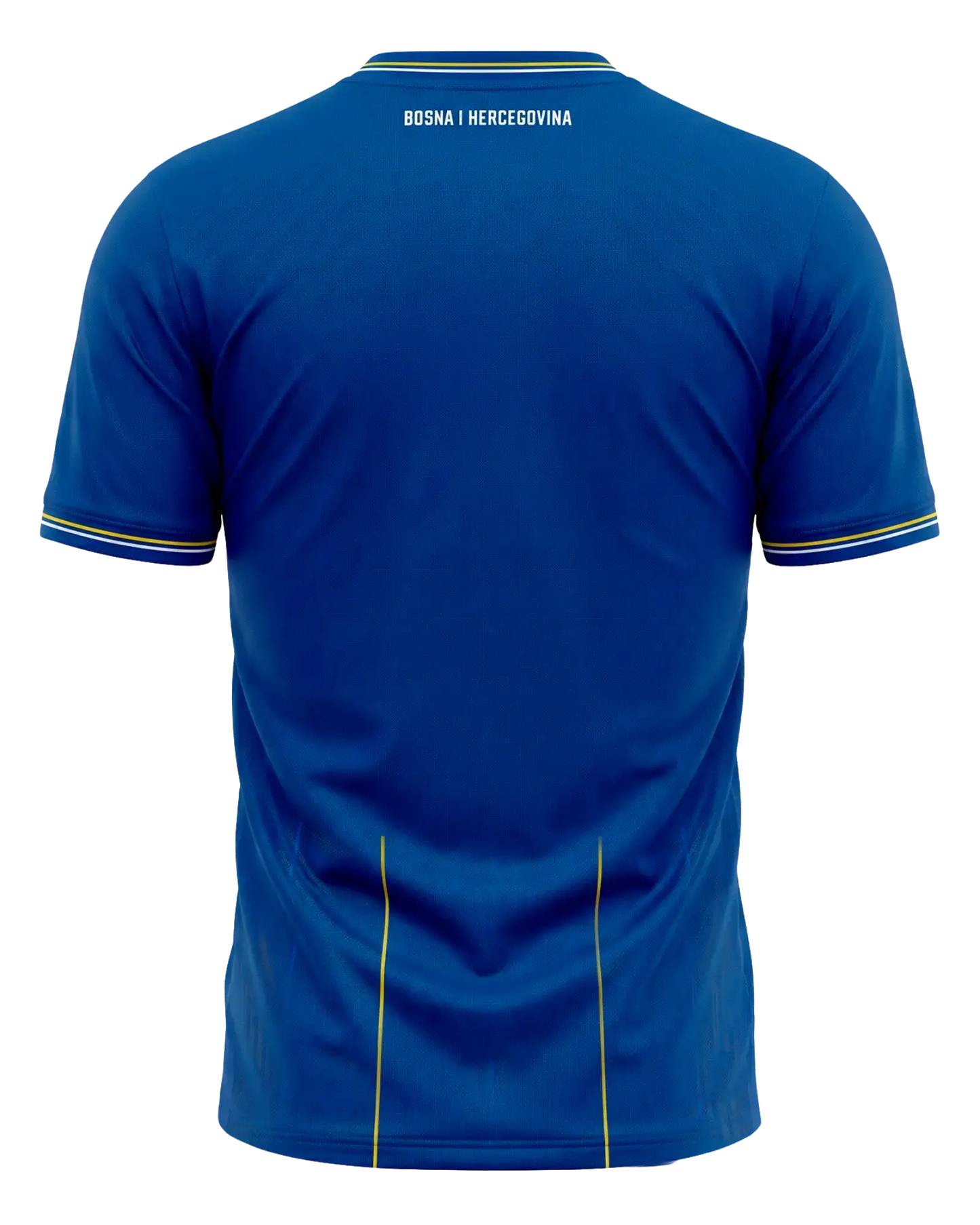 Bosnien KELME Heim-Trikot WM 2026 – Rückenansicht freigestellt, Player Version Blau