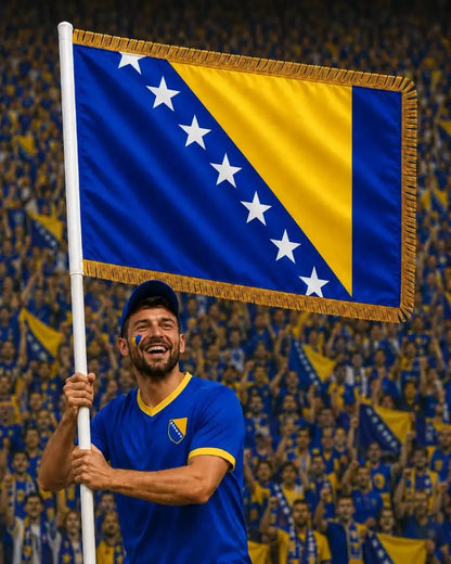 Bosnien und Herzegowina Flagge (BiH) | Standard - Premium Qualität 